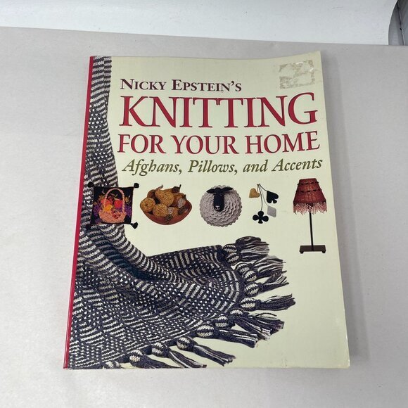 Lot of 4 Knitting Pattern Books Mosaic Magic Afghans Historical Figures Pillows - Picture 9 of 10